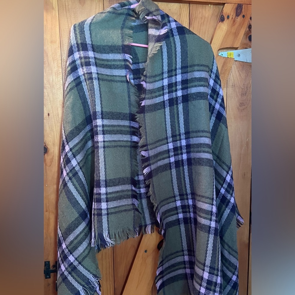 Aerie Soft, Heavyweight, Plaid Scarf